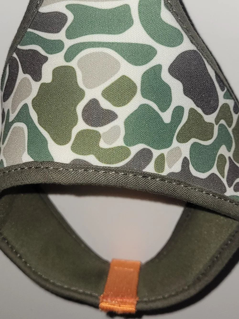 Reversible Camo & Orange Dog Harness